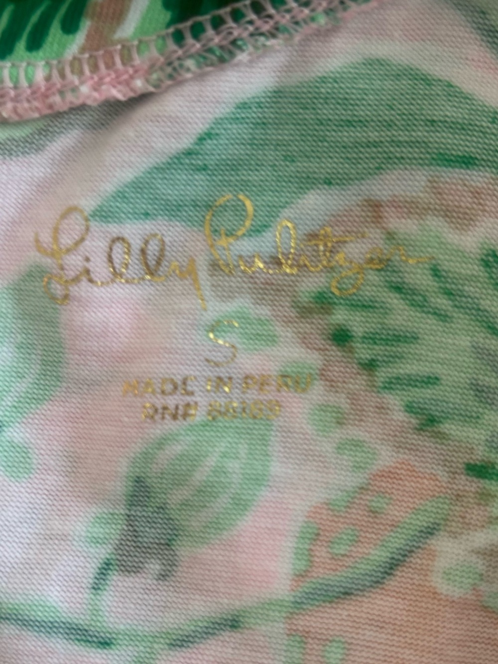 Lilly Pulitzer Hallie Pink Via Amore Spritzer size small in excellent condition - Picture 7 of 7